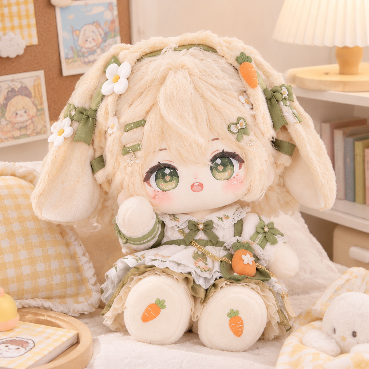 40CM Carrot Garden Bunny Cotton Doll