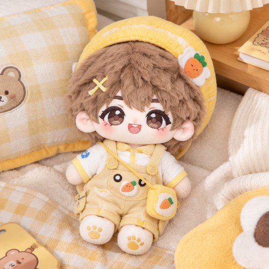 10CM Carrot Overalls Cotton Doll Cute Mini Stuffed Plush Toy