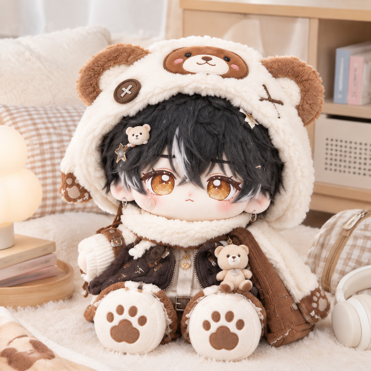 40CM Teddy Bear Winter Adventure Cotton Doll